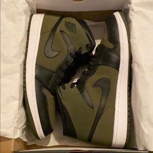 Olive Green Air Jordan 1 MID